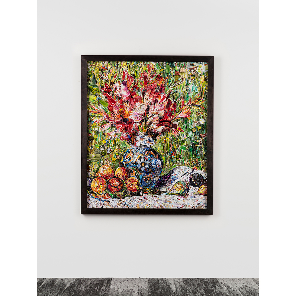 <a href="https://ueshima-collection.com/artist-list/43" style="color:inherit">VIK MUNIZ</a>:Flowers and Fruits, after Pierre Auguste Renoir (Series from Pictures of Magazines 2)