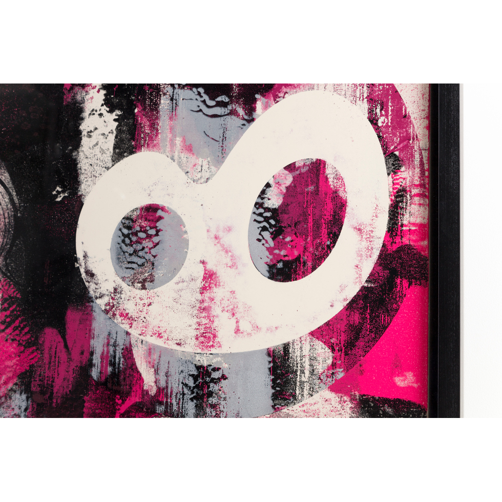 <a href="https://ueshima-collection.com/en/artist-list/8" style="color:inherit">TAKASHI MURAKAMI</a> x <a href="https://ueshima-collection.com/en/artist-list/15" style="color:inherit">VIRGIL ABLOH</a>:Bernini DOB: Carmine Pink and Black
