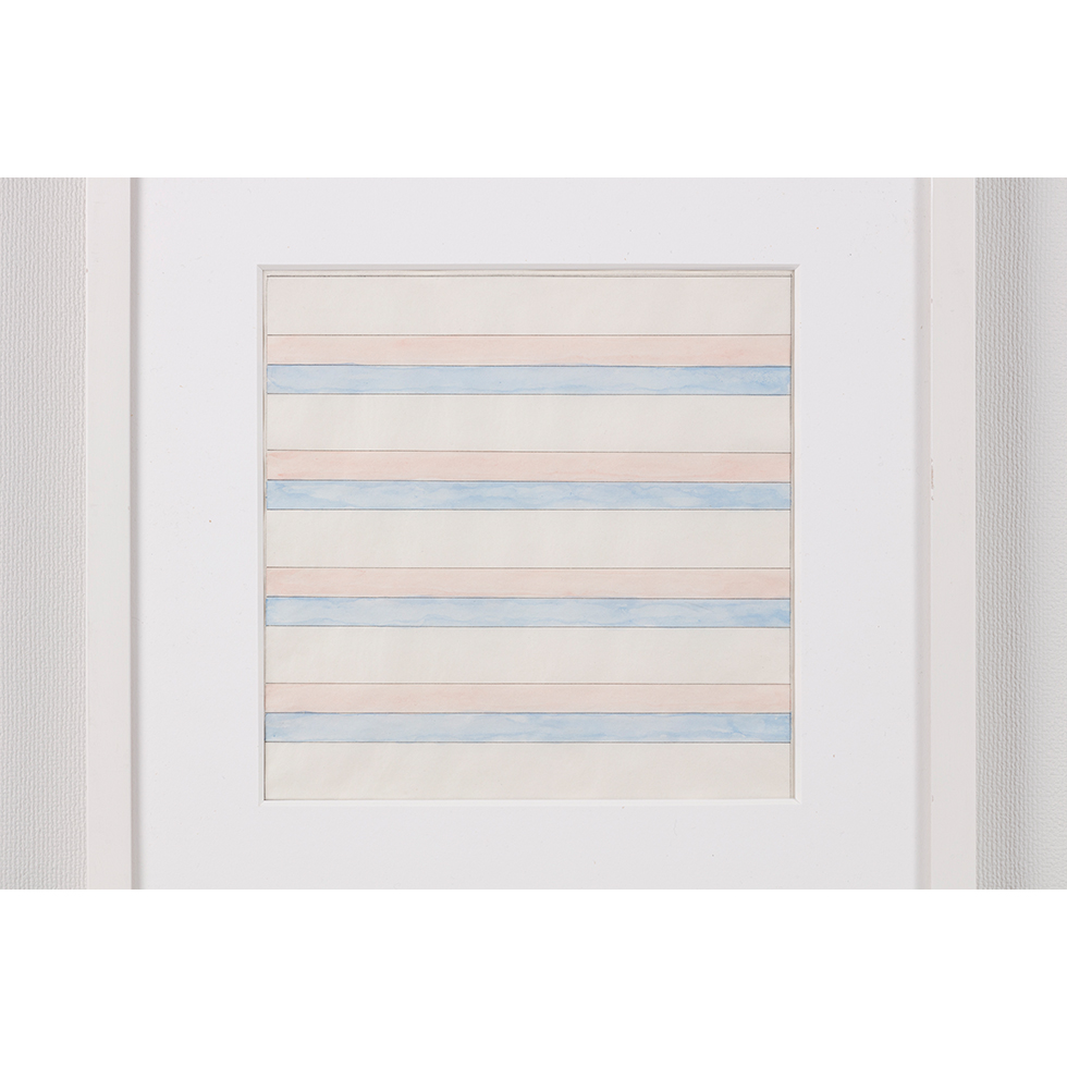 <a href="https://ueshima-collection.com/artist-list/144" style="color:inherit">AGNES MARTIN</a>:untitled