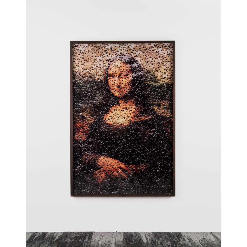 <a href="https://ueshima-collection.com/artist-list/43" style="color:inherit">VIK MUNIZ</a>:Mona Lisa, after Leonardo da Vinci from Gordian Puzzles