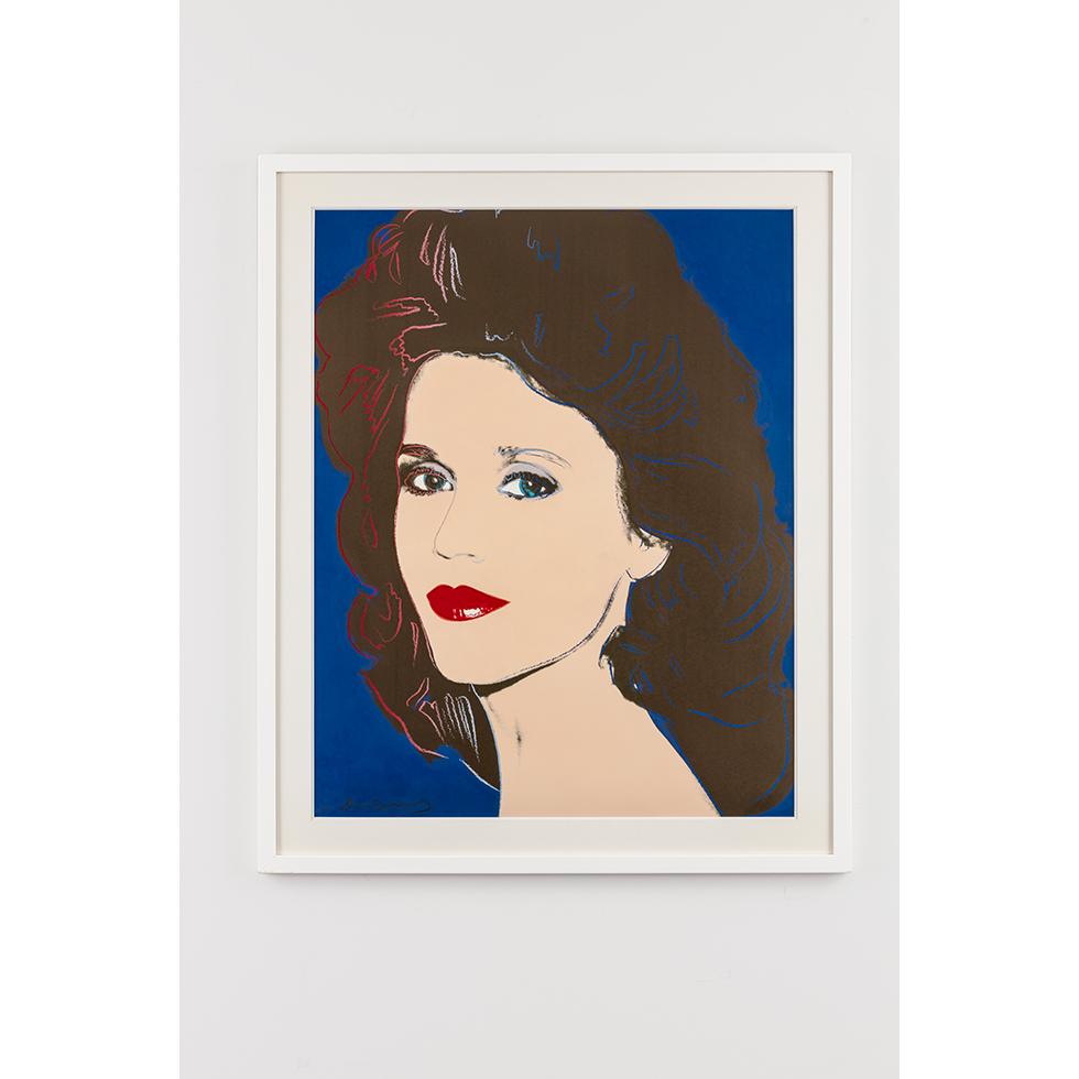 <a href="https://ueshima-collection.com/artist-list/106" style="color:inherit">ANDY WARHOL</a>:Jane Fonda (F. & S. II. 268)