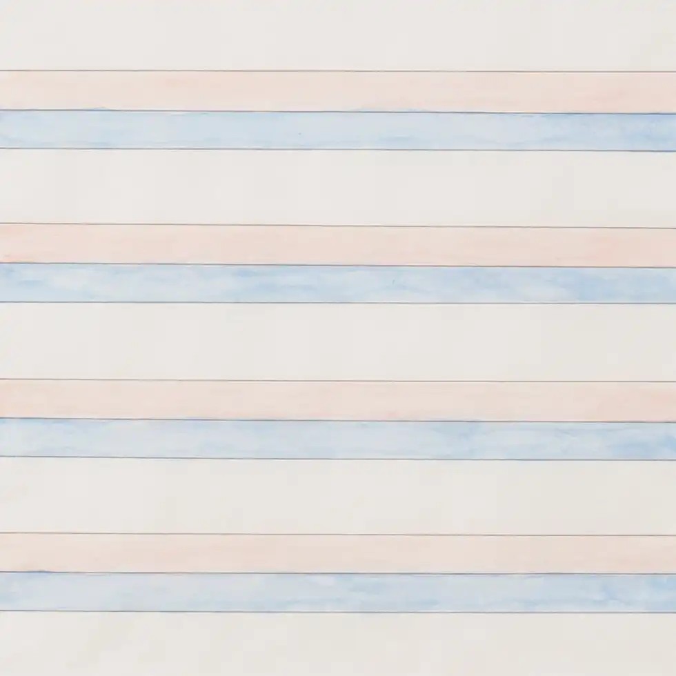 アグネス・マーティンの作品「untitled」
